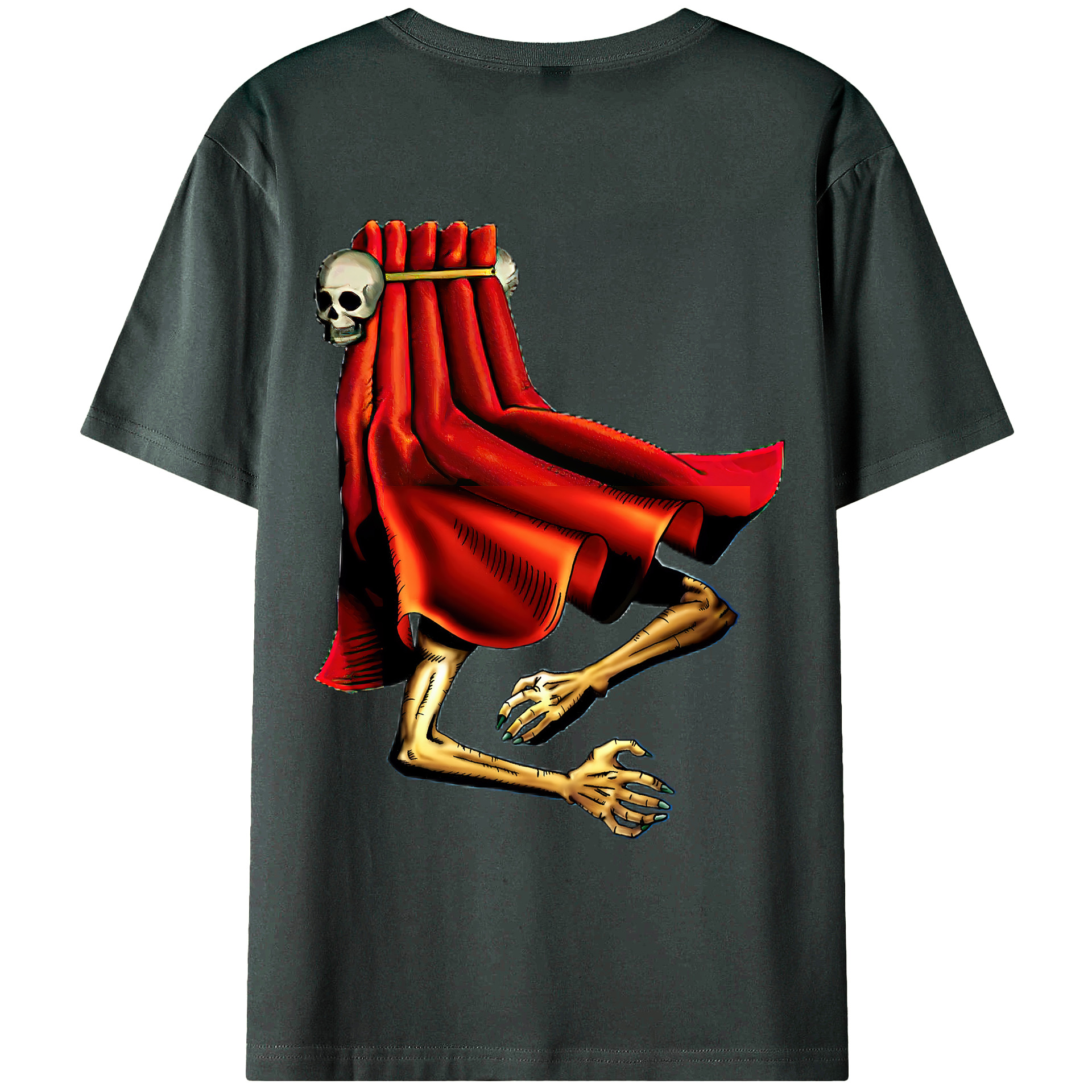 （画像用） 遊☆戯☆王 Yu-Gi-Oh! 綿100％ メンズ半袖Tシャツ（バックプリント） 通気性